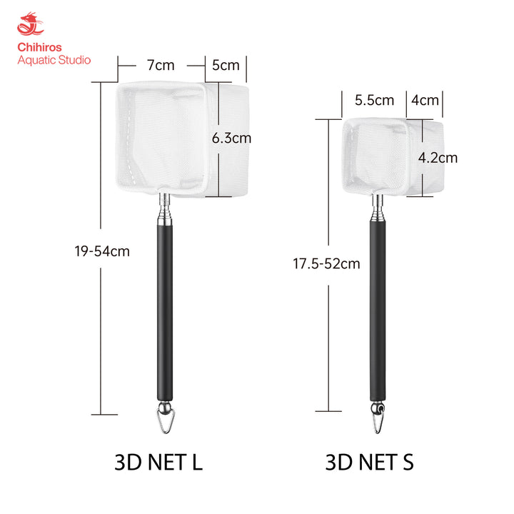3D Net - Épuisette télescopique