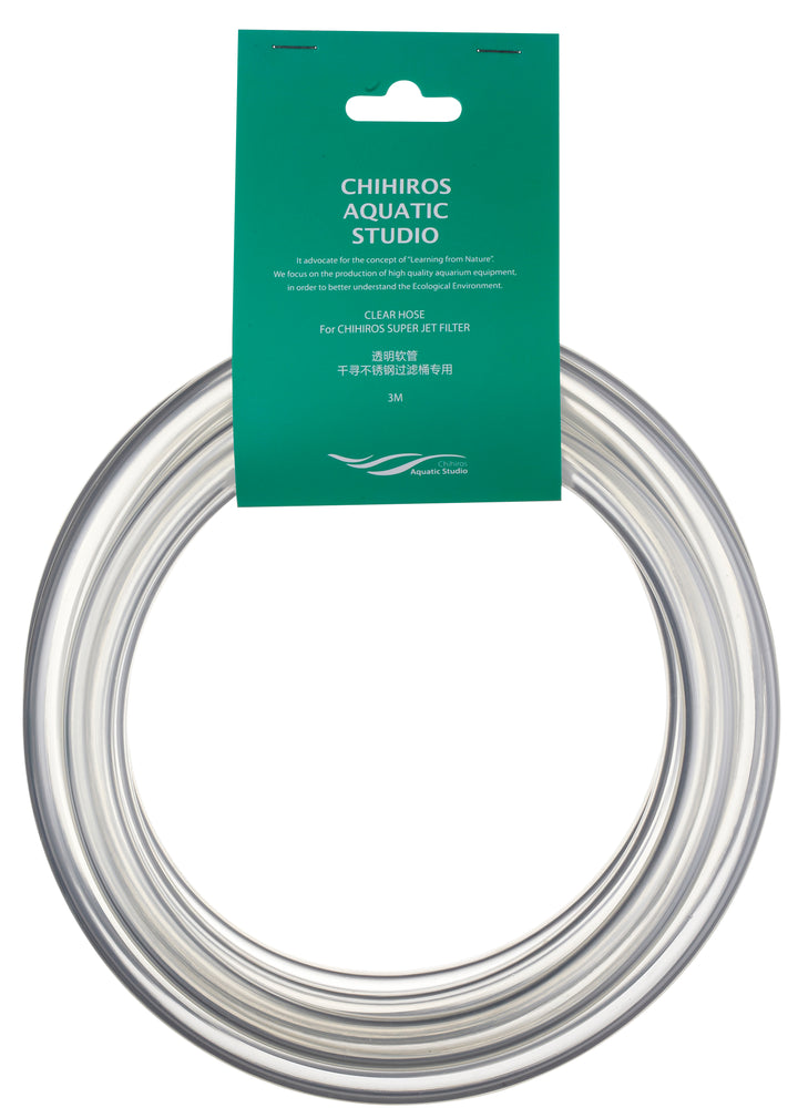 Tuyau transparent 3 m - Tuyau souple pour pompes et filtrations